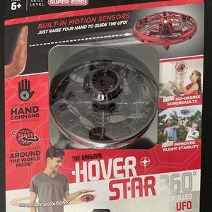 The Original Hover Star 360° Motion Controlled UFO, Ages 6+, Black, New/Box